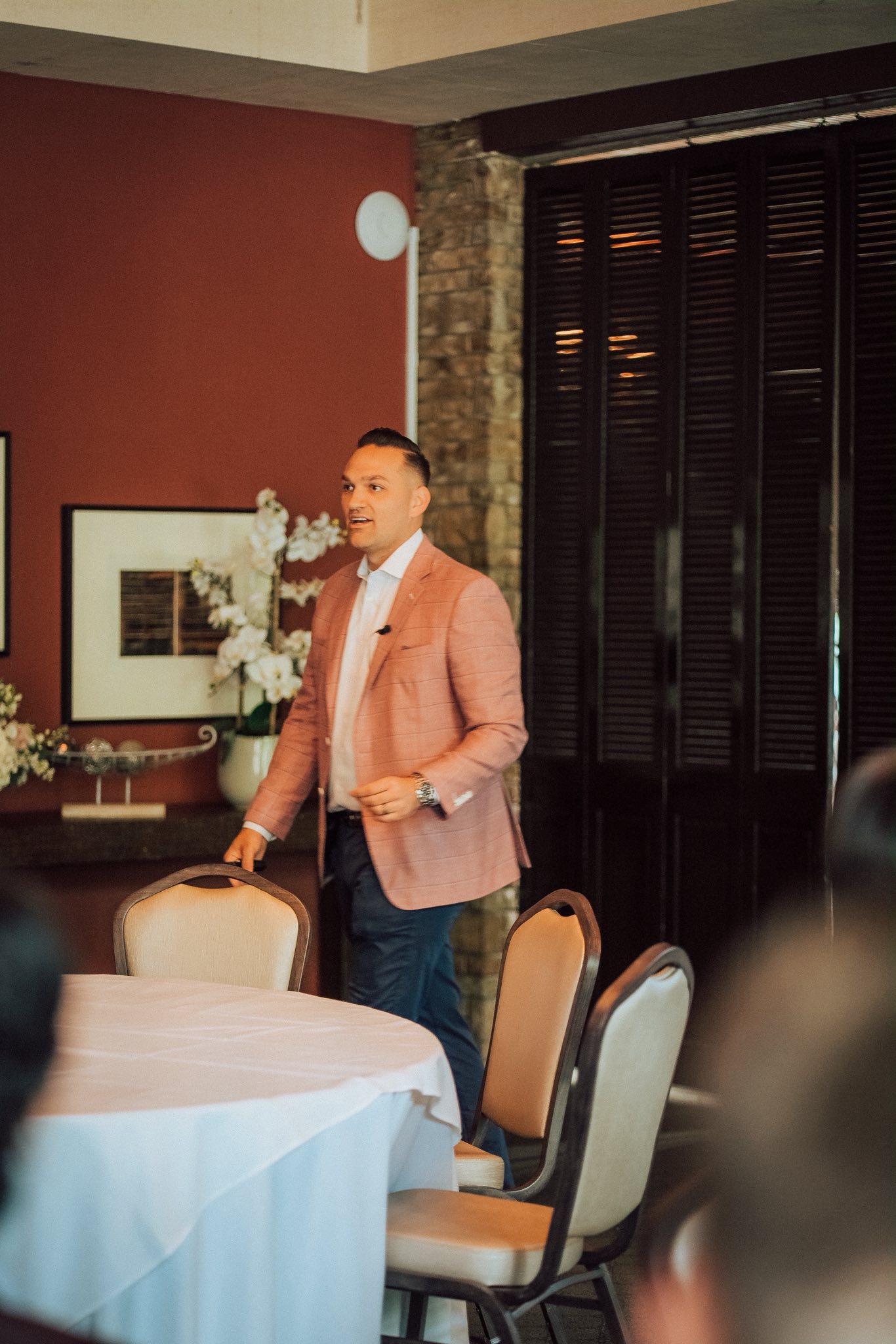 Nick Subich, President and CEO, speaks to the team at the YTS Mid-Year Kickoff