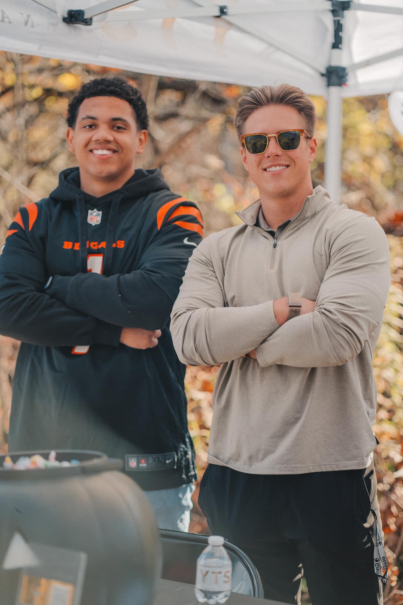 YTS team members Austin Barber and Michael Vojnik, Jr. at the Trick or Treat on the Trail 2024 event