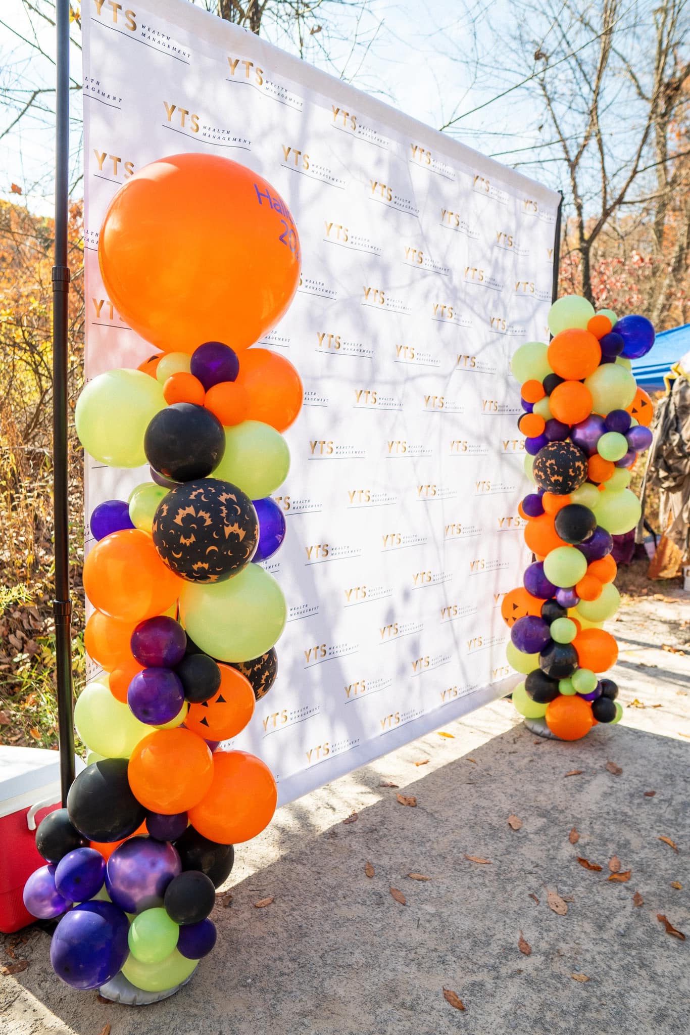 YTS booth at the Trick or Treat on the Trail 2024 event