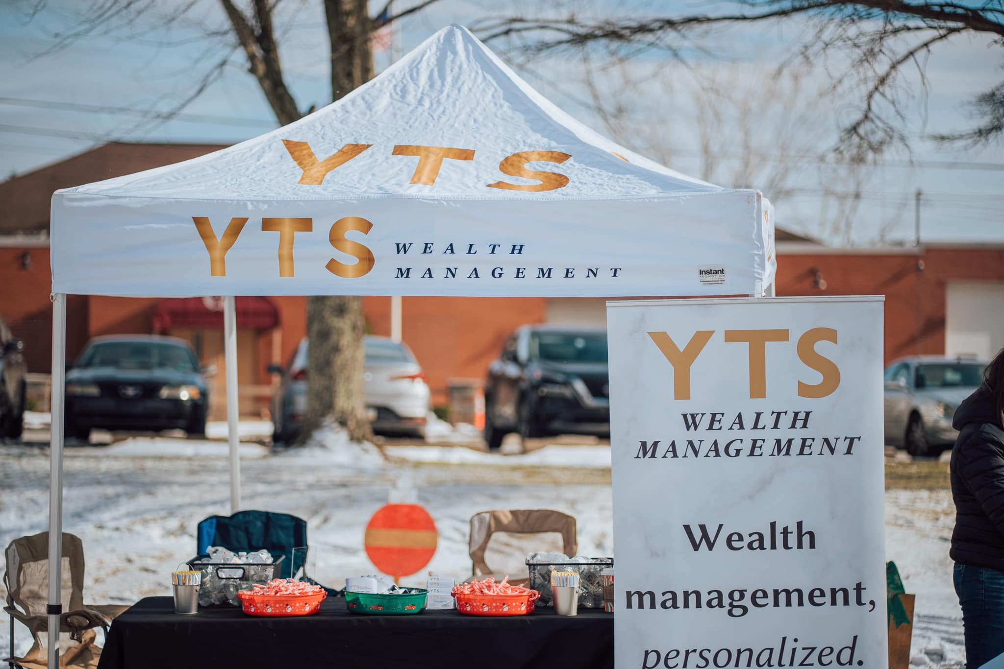 the YTS booth at the Sardis holiday event