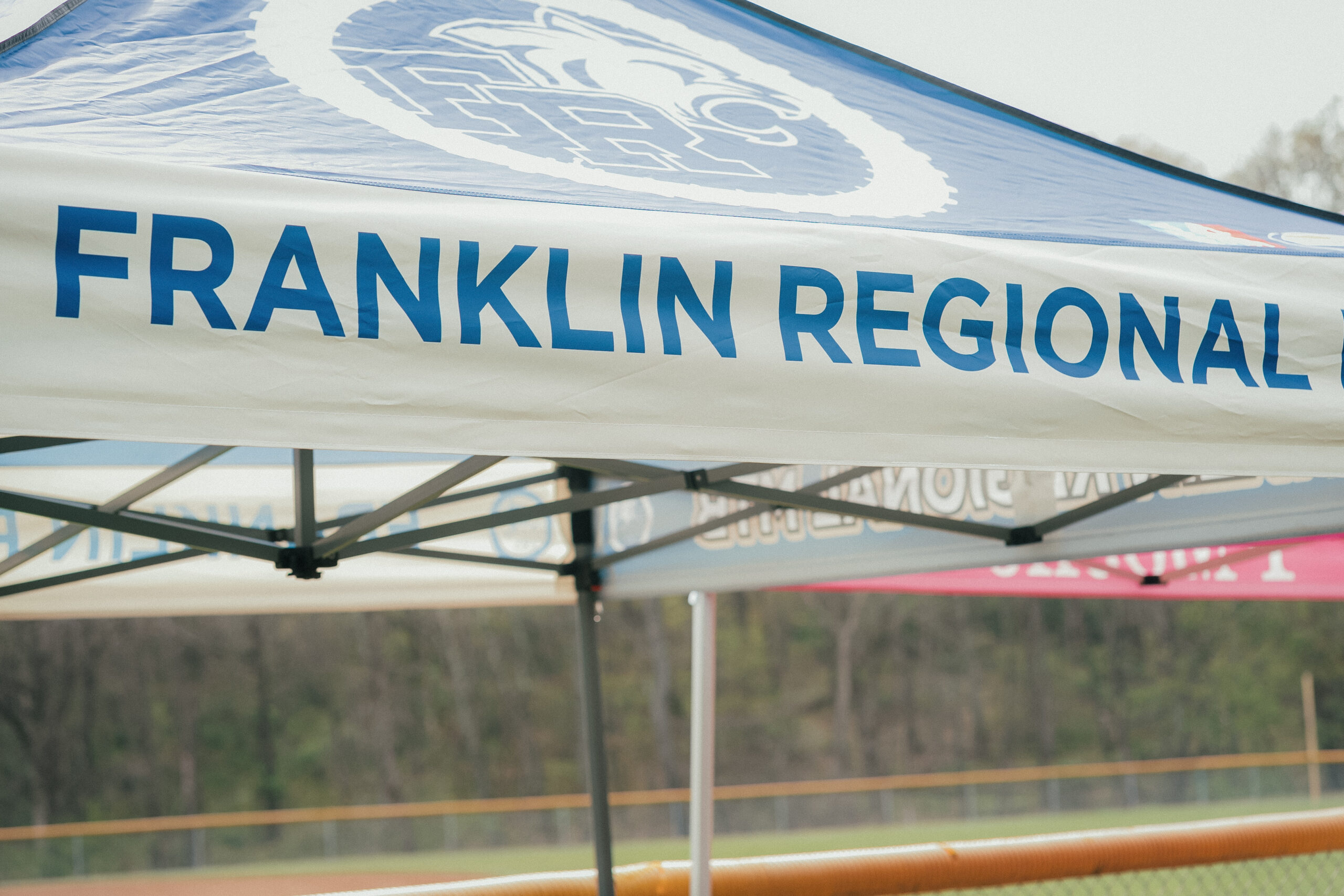 Franklin Regional booth at Franklin Regional Opening Day Baseball