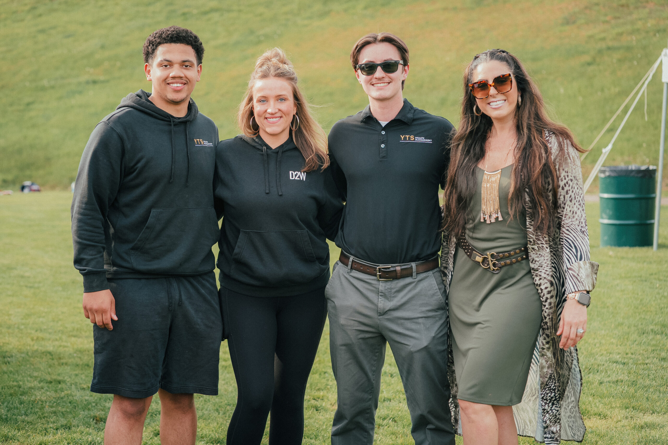 YTS team members at Franklin Regional Opening Day Baseball