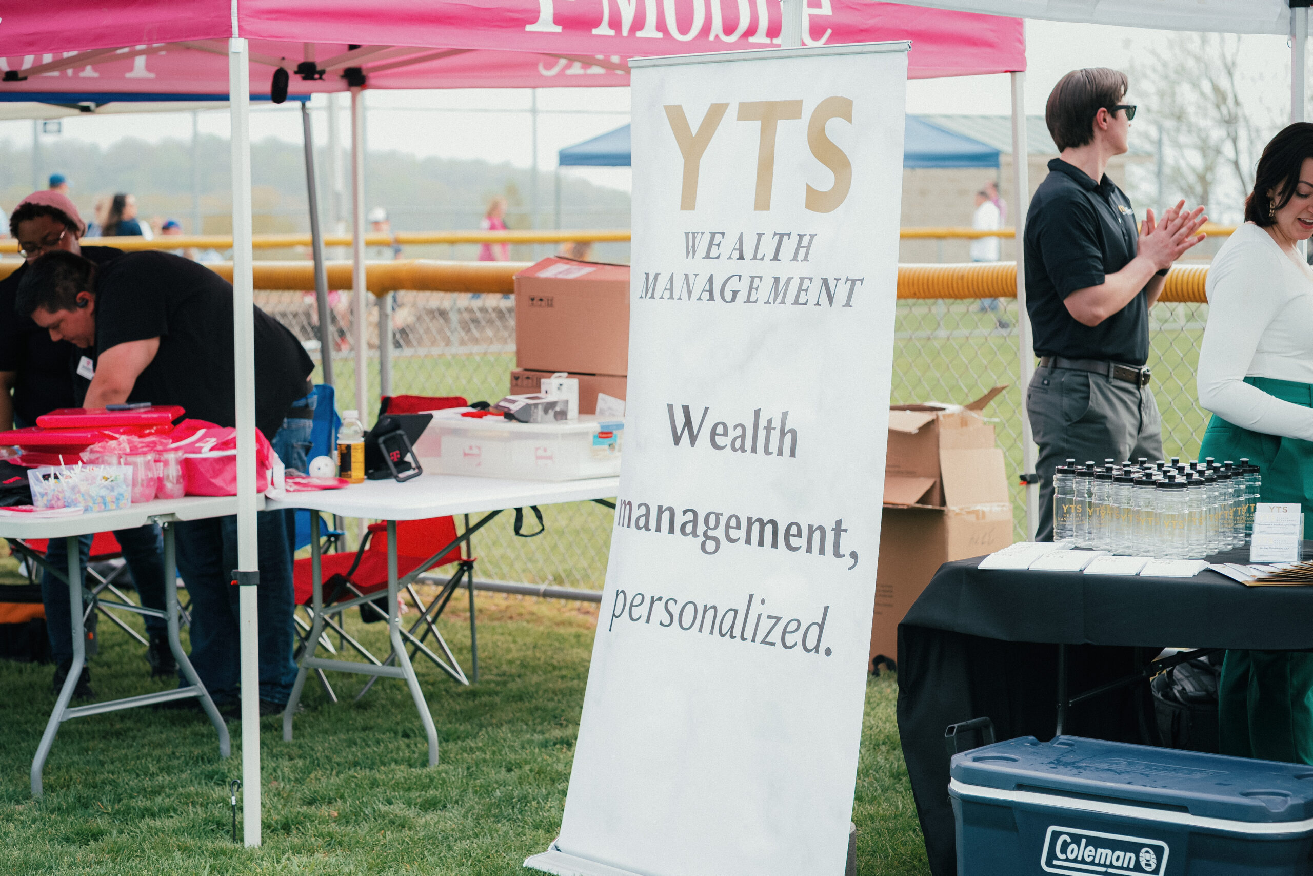YTS booth at Franklin Regional Opening Day Baseball
