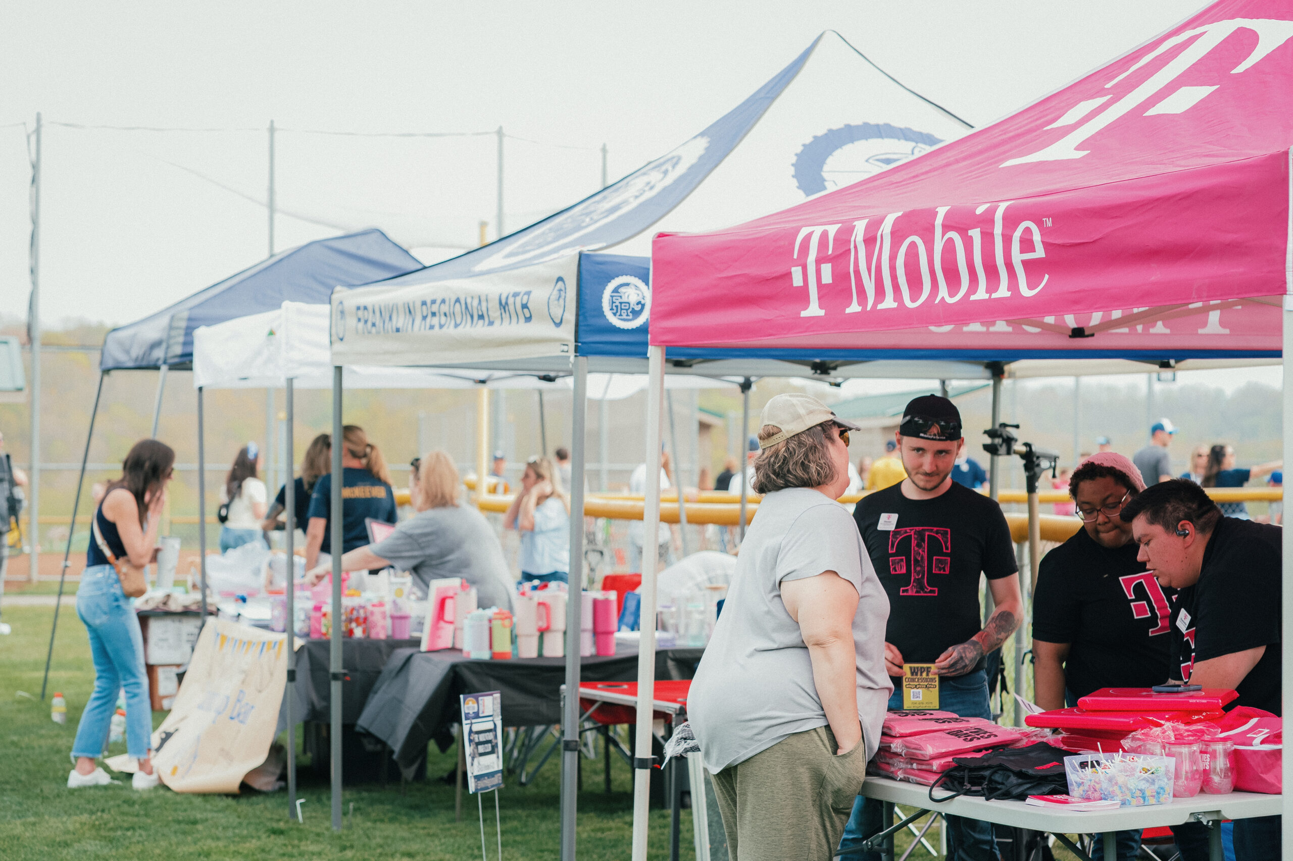 other booths at Franklin Regional Opening Day Baseball