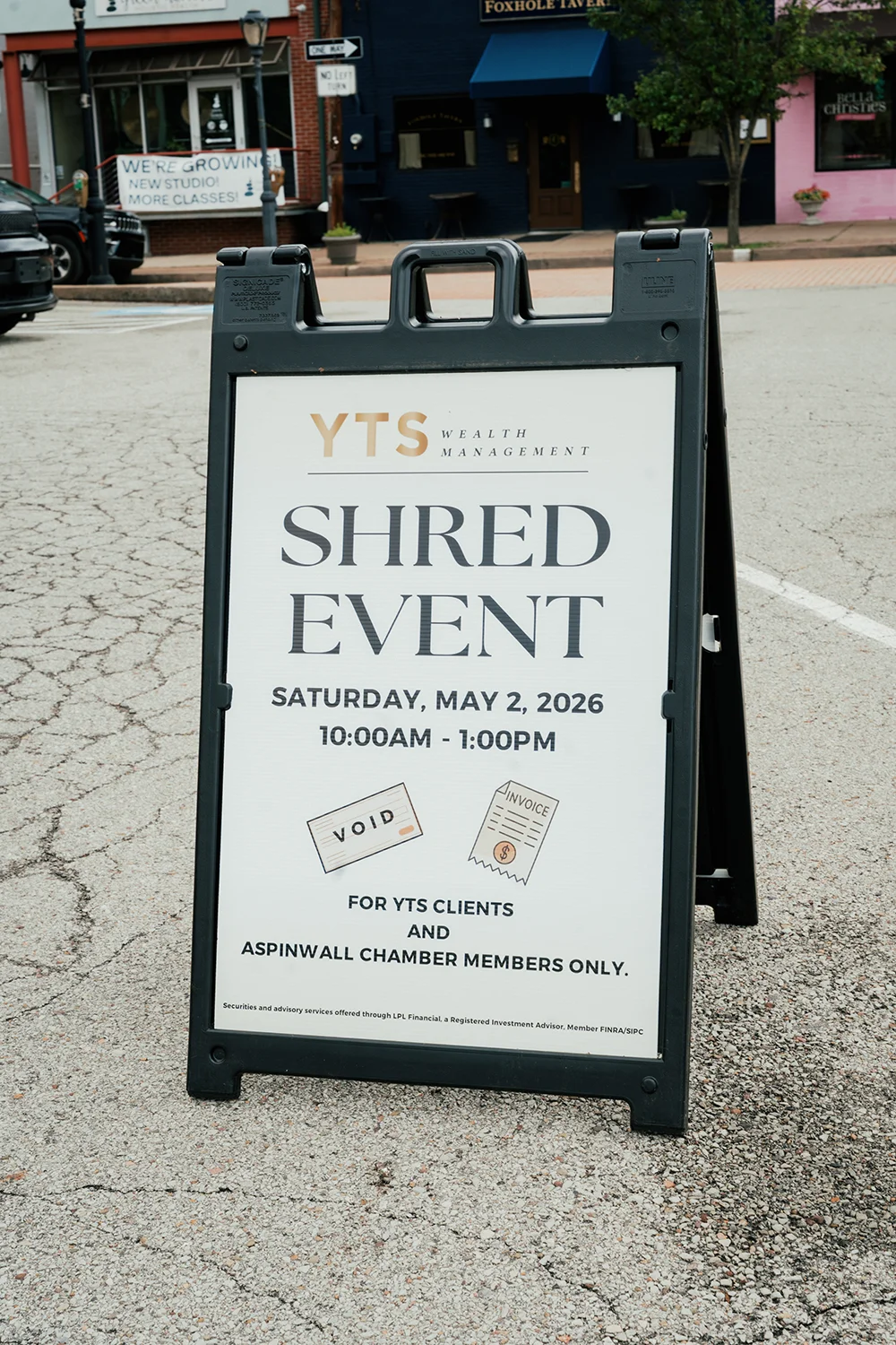 Aspinwall Shred Event